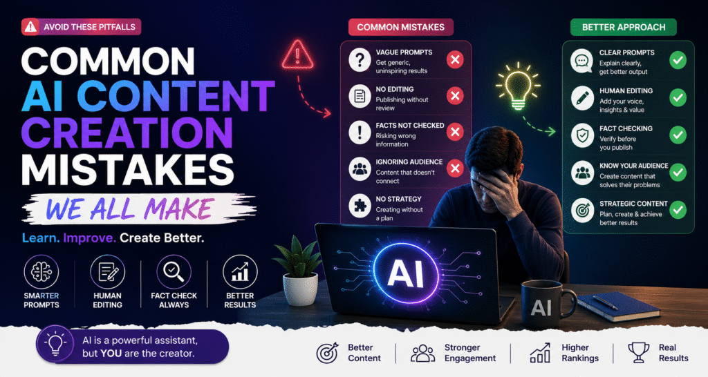Common AI Content Creation Mistakes We All Make